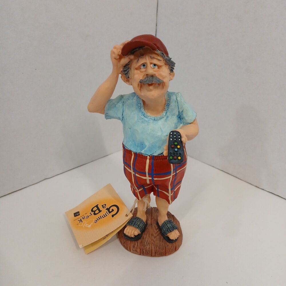 Vintage Russ Joe Jock Figurine by Doug Harris Hand Painted Resin Collectible